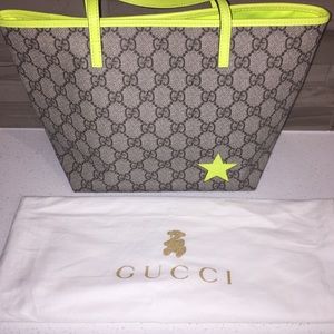 Children's Gucci Neon Star Tote